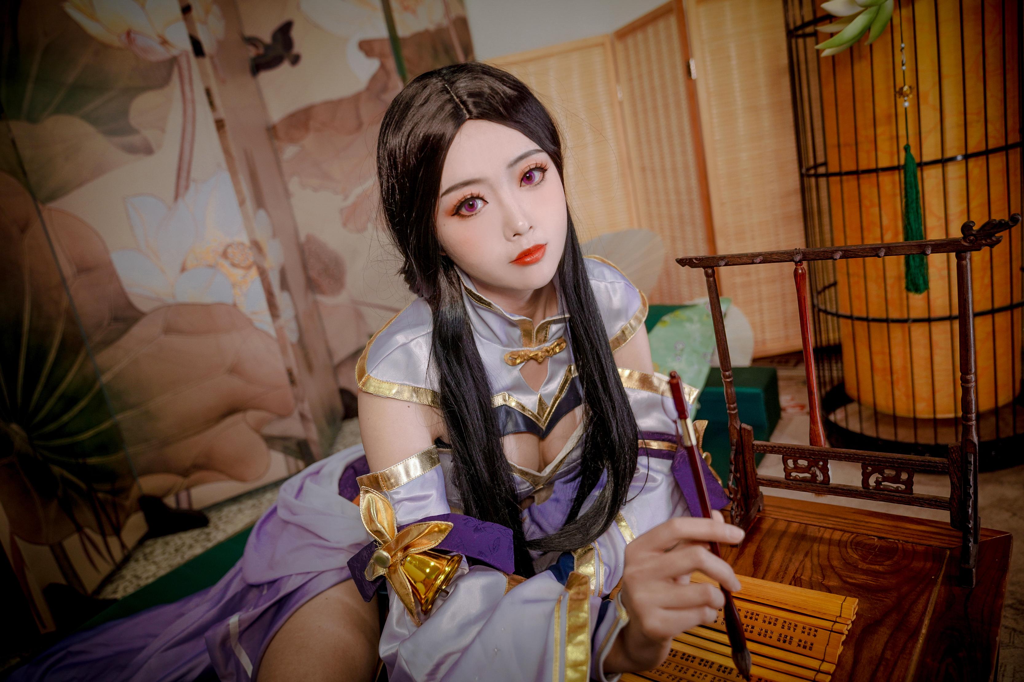 王者荣耀露娜紫霞仙子cosplay