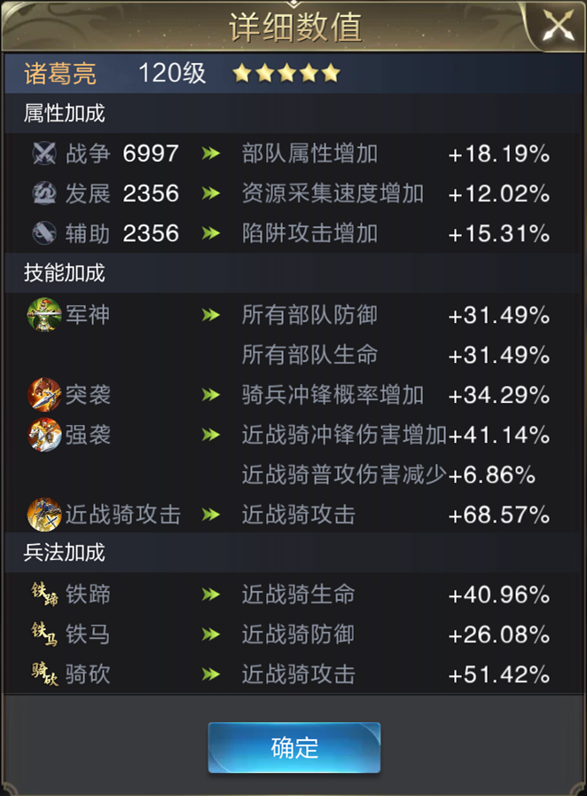 【攻略】全能军神！“奢华版”的高性价比全兵种神将诸葛亮