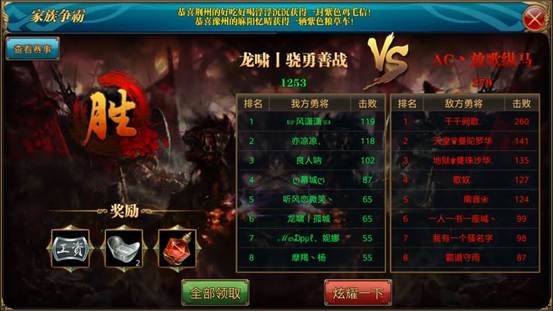 新区家族争霸,龙啸决战之巅